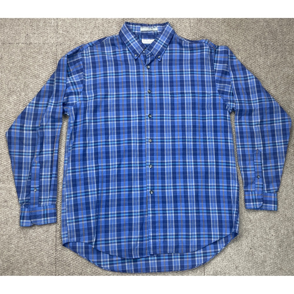Levi's Colorgraphs Vintage Men's Check Button Down‎ Long Sleeve Shirt Size Large